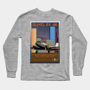 Retro Airline Travel Australia_01 Long Sleeve T-Shirt